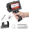 Eudaemelli A1 Stampante Palmare Portatile,Stampante a Getto D'inchiostro con Touch Screen da 4,3 Pollici per Logo/Immagine/Data di Produzione/Numeri/Lotto/Codice QR/Codice a Barre(Altezza di stampa 2-12,7 mm)