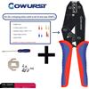 Cowurst Pinza a crimpare terminale preisolata HS-30J Strumento professionale fai-da-te, viene fornito con un set di ganasce per crimpare cavi