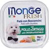 Monge Fresh Pollo E Ortaggi Paté Con Bocconcini - Risparmia il 10% con codice: monge0726 7x100 g