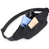 OTraki Marsupio Running Marsupio Sportivo Con Zip Tasche, Marsupio Uomo Tracolla Cintura Regolabile Marsupio Donna Sportivo Impermeabile Nero Per Uomo Donna Ciclismo Running Escursionismo