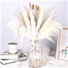 LZGS Go Swing Bands Fiori secchi decorativi Bouquet Erba Della Pampas Decorative 40-44 cm di fiori secchi naturali fai da te Ideale per il soggiorno Boho Camera da letto e vasi (LZGSGO-0102)