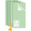 Jerilla Tappetino da Taglio per Cricut 4 pezzi 12x 24 StandardGrip Tappetini da Taglio Antiscivolo Set per Cricut Maker/Explore One/Air/Air 2 con Raschietto