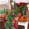 Alupssuc SHareconn 180CM/6FT Ghirlanda di Natale Artificiale,Real Touch Stereo Pine Garland, Verde Ghirlanda per Tavolo, Mantello, Parete, Interni, Decorazioni Natalizie Aall'aperto,Verde
