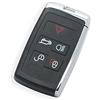 BROVACS Alloggiamento chiave auto migliorato compatibile con Land Rover Range Rover Evoque Sport Velar Jaguar 5 Tasti Smart Ingresso SS702A