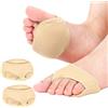 Yosoo Health Gear Cuscinetti Metatarsali in Gel, Separatori per Alluce Valgo con Maniche, Supporto Avampiede per Metatarsalgia, Borsite e Neuromi, 1 Paio