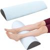 GUOMIS Cuscino Per Gambe,Cuscino Gambe Per Dormire, Cuscino ergonomico realizzato in schiuma viscoelastica memory foam, traspirante e lavabile in lavatrice. (Bianco blu 1)