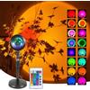 AMFUN Sunset Lamp, Lampada Proiettore Tramonto, LED RGB Luce Tramonto Rotazione di 180 Gradi a 16 Colori per Camera da Letto, Fotografia, Festa, Tiktok Live