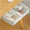 FRETONBA Cassetto Sotto Scrivania, Cassetto Grande Autoadesivo, Bianco | Cassetto Organizer Cassetti Nascosto Adesivo Da Scrivania per Casa e Ufficio