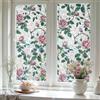 DARUITE Pellicola per Vetri Finestre con Effetto Arcobaleno, Anti-UV e Statico Pellicola Privacy Finestre Decorativa Ideale per Casa, Cucina o Ufficio (Rose, 43x100 cm)