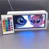 Creative Visualization lamp Lampada LED Demon S. 3D RGB con Telecomando - Luce Notturna Anime in Acrilico, Multicolore USB, Decorazione Camera, Scrivania e Gaming Room, Idea Regalo Fan Kimetsu no Yaiba (STI CH)
