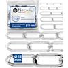 NietFullThings Catena acciaio inox A4 V4A AISI 316 Ø13 mm maglia lunga 7 m - DIN 5685 / DIN 766 - carico di rottura indicativo 8000 kg - confezione 1 pz