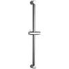 OFFO Asta saliscendi per doccia, 62 cm, montaggio a parete, distanza regolabile da 28 a 61 cm, con supporto di ricambio per soffione doccia, cromato