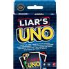 Uno Mattel Games - Liar's UNO - Nuova Versione del Gioco UNO con Bluff, Trucchi e Sfide tra Giocatori