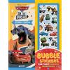 Disney Libri Cars on the road. Bubble stickers. Storia e giochi. Cars. Ediz. illustrata. Con Adesivi