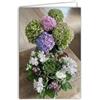 Afie 68-4036 - Biglietto fotografico con fiori di ortensie, formato chiuso, 17 x 11,5 cm, interno bianco per scrivere il tuo messaggio di auguri auguri per ogni occasione, consegnato con una busta