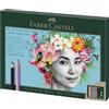 Faber-Castell 210052 Matite Colorate Polychromos, Set di 17 Matite Colorate Professionali, Include 4 Matite Pitt Graphite Matt, Gomma e Temperino, Set Matite da Disegno con Mina da 3,8 mm