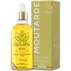 ESSENTIOIL Olio di senape - 100% puro e naturale - Cura per capelli secchi, fragili e opachi - Bottiglia di vetro 100 ml - Pipette - Marca francese