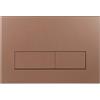 Mendorio Placca di Comando WC, Compatibile con Geberit Sigma, UP300 e UP320, Piastra Doppio Scarico, Dimensioni 246×164 mm, Completa di Set di Leve di Scarico e Telaio di Montaggio,Opaco(Bronzo)