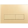 Mendorio Placca di Comando WC, Compatibile con Geberit Sigma, UP300 e UP320, Piastra Doppio Scarico, Dimensioni 246×164 mm, Completa di Set di Leve di Scarico e Telaio di Montaggio (Oro Opaco)