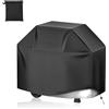 ZIJANG Copertura Barbecue, 80 x 66 x 100 cm Telo Copri Barbecue Esterno, Poliestere Nero Copribarbecue da Esterno Impermeabile per Esterni, Interni, Balconi e Patio