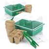 COM-FOUR® Set da 34 pezzi: coltivazione con mini serra e accessori