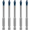 Bosch EXPERT HEX-9 Hard Ceramic Drill Bit 5pc 6mm