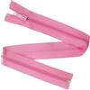 Aerzetix - Set di 8 Cerniere Lampo a Spirale N°5 45cm separabili con cursore - in Metallo Nylon Poliestere - Colore Rosa Caramella - per Cucito Artigianato creazioni Tessili