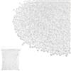 PATIKIL Perline di Polistirolo, 2.5-3mm Palline di Schiuma, Mini Palline Sfere di Polistirolo per Fai da Te Decorazioni Matrimonio Feste Artigianato Artistico A Mano, Bianco