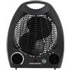 Grunkel Riscaldatore da bagno a basso consumo potenza 2000 W con 3 modalità, 6 livelli di potenza e sistema anti-surriscaldamento e anti-ribaltamento. Leggero e facile da usare con cavo 1 m.