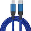 BIBTIM Cavo USB C a USB C 1M 2M 3M, 3-Pezzi 60W USB 2.0 Tipo C Compatibile con MacBook iPad Air 5 Pro 2021 Galaxy S22 S21 Ultra S20 FE S10 A12 Mi 11 Note 10 Pixel 6 5 4a
