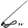 tomzz Audio 1000-050 Holmantenne VHF AM FM 3 telescopi ca. 1,20 m attacco DIN nero per auto camion autobus camper fuoristrada