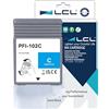 LCL PFI102 Ciano Cartuccia d'inchiostro Compatibile per Canon PFI-102 PFI-102C per Canon imagePROGRAF iPF500 iPF510 iPF600 iPF605 iPF610 iPF650 iPF700 iPF710 iPF720 iPF750 iPF755 iPF760 iPF765(1-Pack)