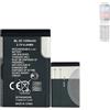 HIGHAKKU Batteria di ricambio BIGFP600AB compatibile con Brondi Stone, Jolly, Clock, Surpervoice, Home, SEMPLICE, Sport, Radio, FEDELE, Gentile, Eros, Brondi Window+ Equivalente a BL - 5C