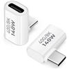 AIYEEN Adattatore USB C 40 Gbps, adattatore USB C maschio a femmina Adattatore USB C 4.0 tipo C ad angolo retto di 90 gradi Trasferimento dati compatibile per iPhone 15, Samsung, MacBook (Mix)