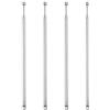 VooGenzek 4 Pezzi 60cm 4-Sezione Antenna Radio FM Telescopica, Antenna Telescopica Portatile FM, Sostituzione Antenna Telescopica, per TV Ricezione Stereo DAB FM/AM Stereo