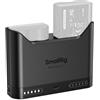 SMALLRIG Caricabatterie EN-EL15c per Nikon, caricabatteria doppio slot da 2 ore, porta USB-C da 22,5 W, per Nikon ZR, Z6III, Zf, Z8, Z7II, Z7, Z6II, Z6, D850, D810, D780, D750, D500, D7500, D7200-5491