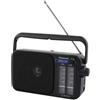 Panasonic K 2400deg RF Radio portatile con manico, alimentazione elettrica o a batterie nero