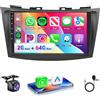 VECHTEL Autoradio 2G+64G Android 15 per Suzuki Swift 2011-2017 Suzuki Ertiga 2012-2017, 9 HD 2.5D Schermo Tactile Stereo co Carplay Android Auto senza Fili GPS Wi-Fi USB Bluetooth FM RDS Retrocamera