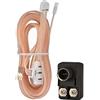 Bingfu Antenna FM Radio Interna Antenna T Formazione Cavo Plug Transformer Balun 75/300 ohm F Maschio Adattatore 2 kit per Ricezione FM