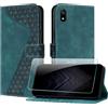 JayModCase Custodia per Xiaomi Redmi 7A con protezione per schermo, Custodia Pelle Sintetica Portafoglio con Magnetica a Scatto Slot per scheda Cavalletto per Redmi 7A - Verde