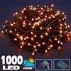 BAKAJI Catena Luminosa 1000 LED Luci Albero Natale Lucciole Bianco Caldo Esterno 24V