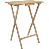Aranaz Tavolino rettangolare senza vernice, Faggio, 48 x 35 x 65,5 cm