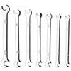 Larcele Mini Chiavi Combinate Metriche, Set di 7 Chiavi a Forchetta Doppia 3-5.5 mm, Acciaio CR-V MNBS-07