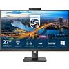 Philips B Line 276B1JH/00 Monitor PC 68,6 cm (27") 2560 x 1440 Pixel Quad HD LCD Nero [276B1JH/00]