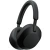 SONY WH-1000XM5 CON CUSTODIA MORBIDA, CUFFIE WIRELESS, Nero