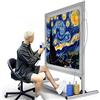 NODOCA Kit Tufting Telaio Tufting Tappeto, 135cm più recente Telaio in Alluminio Metallo per la Realizzazione di tappeti, Kit in Tessuto tufting, Telaio per Tappeto per Forniture tufting