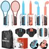 KOVA Switch Sport Accessories Kit per Nintendo Switch 2 (2025)/ Switch 1/ OLED, Family Party Game Bundle Set per Joy-Con 2 con Borsa di stoccaggio per Nintendo Switch 2 Sports