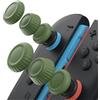JSAUX Thumb Grips per Nintendo Switch 2, cappucci per levette antiscivolo aggiornati, design ergonomico, presa migliorata, comodi e resistenti, copri joystick, verdi, 3 paia 6 pezzi
