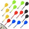 ZWZNBL 15 Freccette magnetiche di Ricambio per Bersaglio Interno, 5 Colori Misti (Verde, Rosso, Giallo, Blu, Nero)