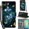 PHINIENLAND Cover per Samsung Galaxy A18 / A26 / A17 PU Pelle Custodia Flip Farfalla